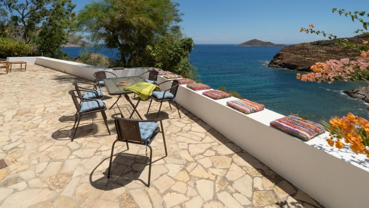 Ivi Beach Front Villa, Leros Vromolithos Екстериор снимка