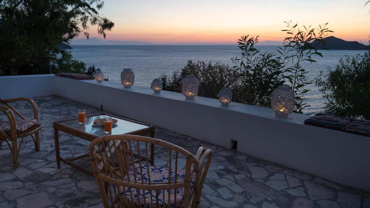 Ivi Beach Front Villa, Leros Vromolithos Екстериор снимка
